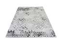 A RUG | Roma R7632A-White/Black Modern Rug | Quality Rugs and Furniture