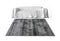 A RUG | Roma R7642A-White/D Grey Modern Rug | Quality Rugs and Furniture