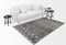 A RUG | Roma R7646A-White/D.Grey Modern Rug | Quality Rugs and Furniture