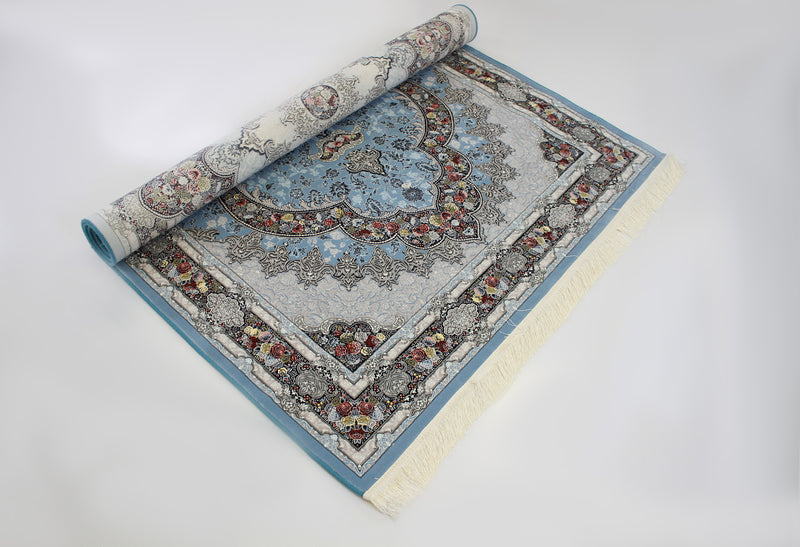 A RUG | Aravan 3175 Blue Traditional Rug | Quality Rugs and Furniture