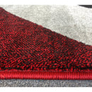 A RUG | Jasmine Fe394 Red Black Modern Rug | Quality Rugs and Furniture
