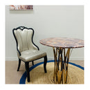 918 Leather Dining Chair Modern Grey - Quality Rugs and Furniture