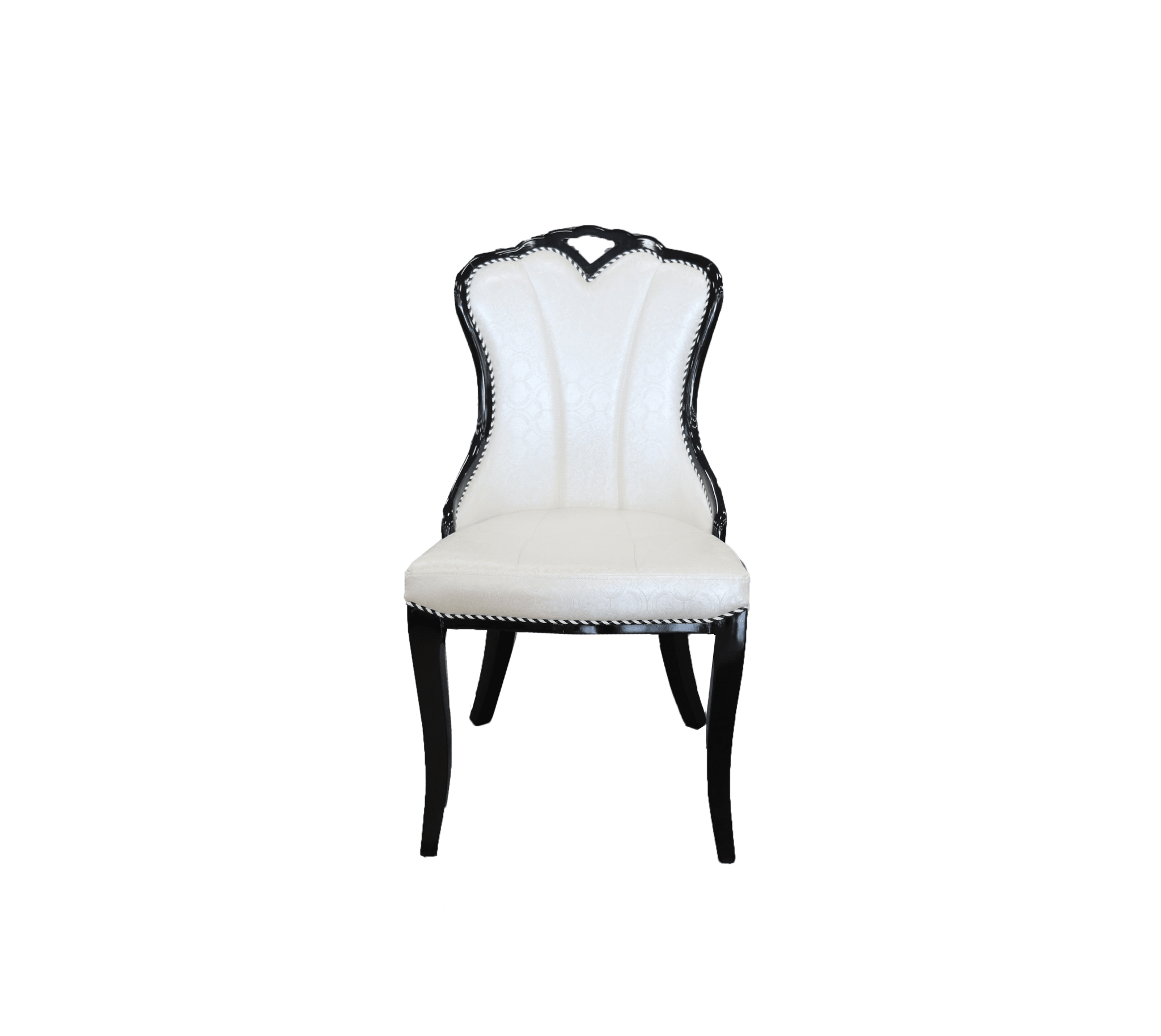 918 Leather Dining Chair Modern White - Quality Rugs and Furniture