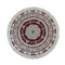 A ROUND RUG | Zartosht 4730Ja Red Round Traditional Rug | Quality Rugs and Furniture