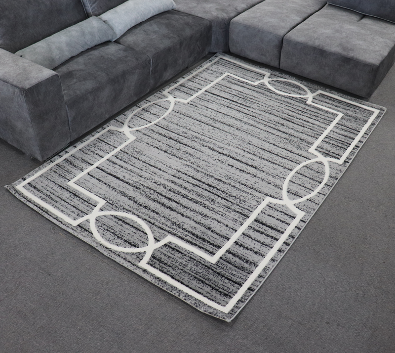 A RUG | Promotion G9250 Grey Anthracite Modern Rug | Quality Rugs and Furniture