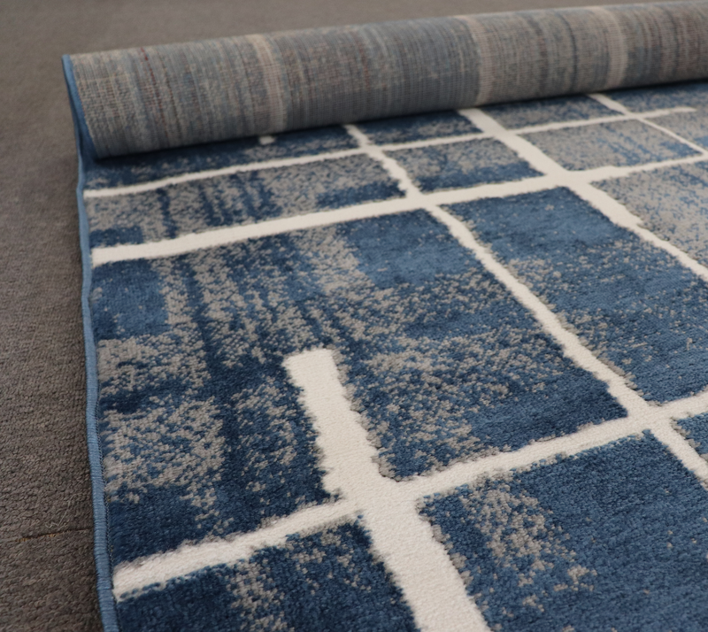 A RUG | Promotion G9253 Blue Grey Modern Rug | Quality Rugs and Furniture