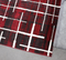 A RUG | Promotion G9253 D.Red Anthracite Modern Rug | Quality Rugs and Furniture
