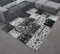 A RUG | Promotion He271 Grey Cream Modern Rug | Quality Rugs and Furniture