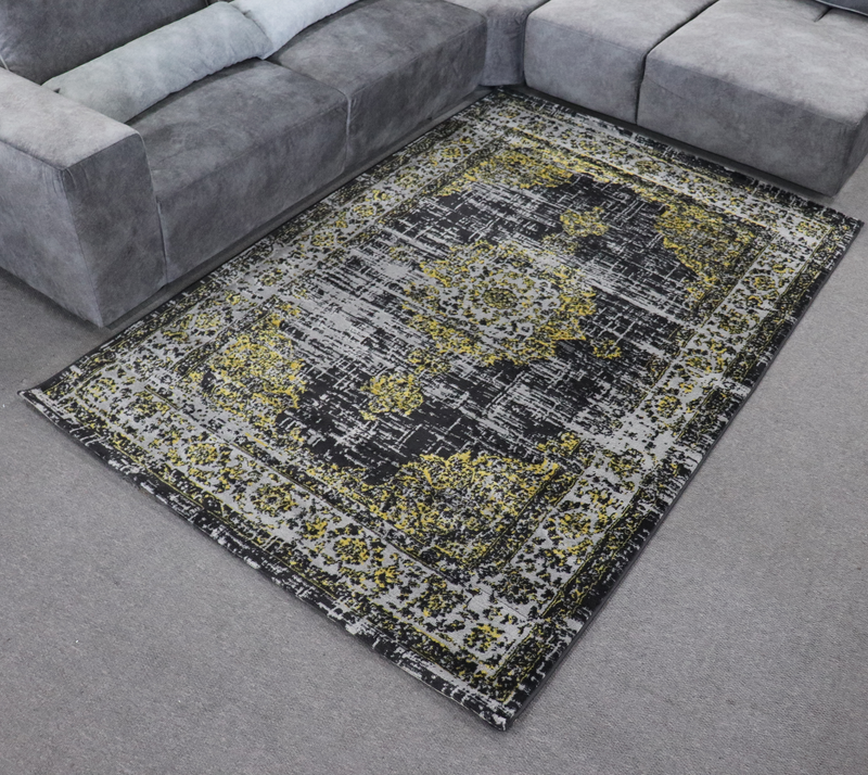 A RUG | Promotion He273 Anthracite Grey Modern Rug | Quality Rugs and Furniture