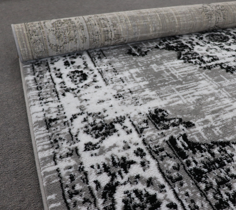 A RUG | Promotion He273 Grey Black Modern Rug | Quality Rugs and Furniture