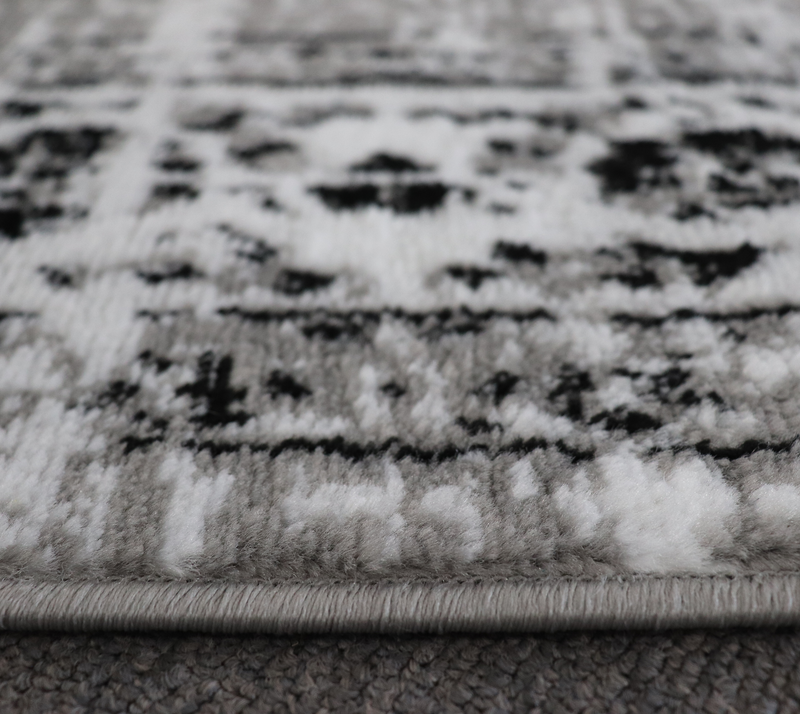 A RUG | Promotion He273 Grey Black Modern Rug | Quality Rugs and Furniture