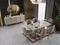 Hira Wooden Frame Velvet Modern Dining Chair Cream Beige