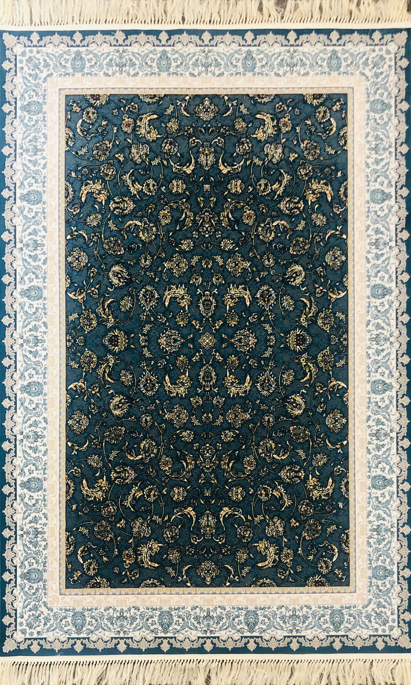A RUG | Zartosht 4819 Dark Blue Traditional Rug | Quality Rugs and Furniture