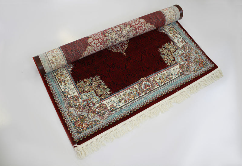 Mashhad 722593 Red Persian Traditional Rug