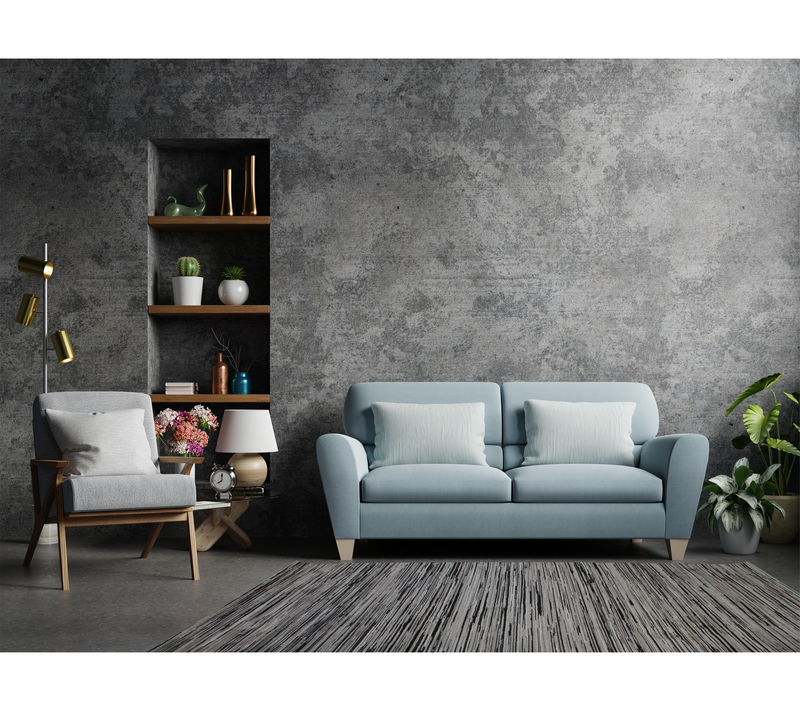 A RUG | Sofia 9842A Grey/Black Modern Rug | Quality Rugs and Furniture