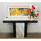 A Console Table | NEWCASTLE CONSOLE TABLE BLACK AND WHITE | Quality Rugs and Furniture