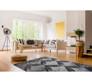 A RUG | Pukka 9363B Anthracite/Light Grey Modern Rug | Quality Rugs and Furniture