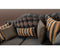 Ares Fabric Sofa Set Modern Green Gold