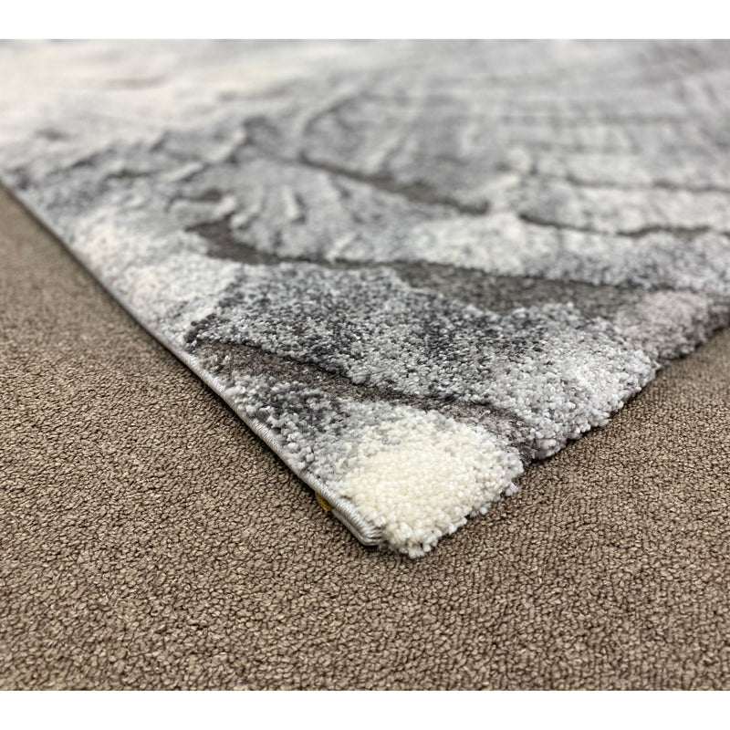 A RUG | Adora 17350 Cream/Silver Modern Rug | Quality Rugs and Furniture