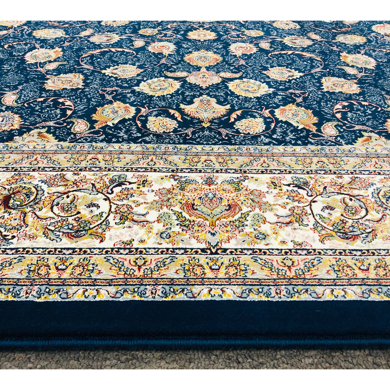 A RUG | Zomorod 45000 Dark Blue Traditional Rug | Quality Rugs and Furniture