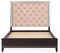 Giorgio Art Deco King Bed with Bedsides Cherry