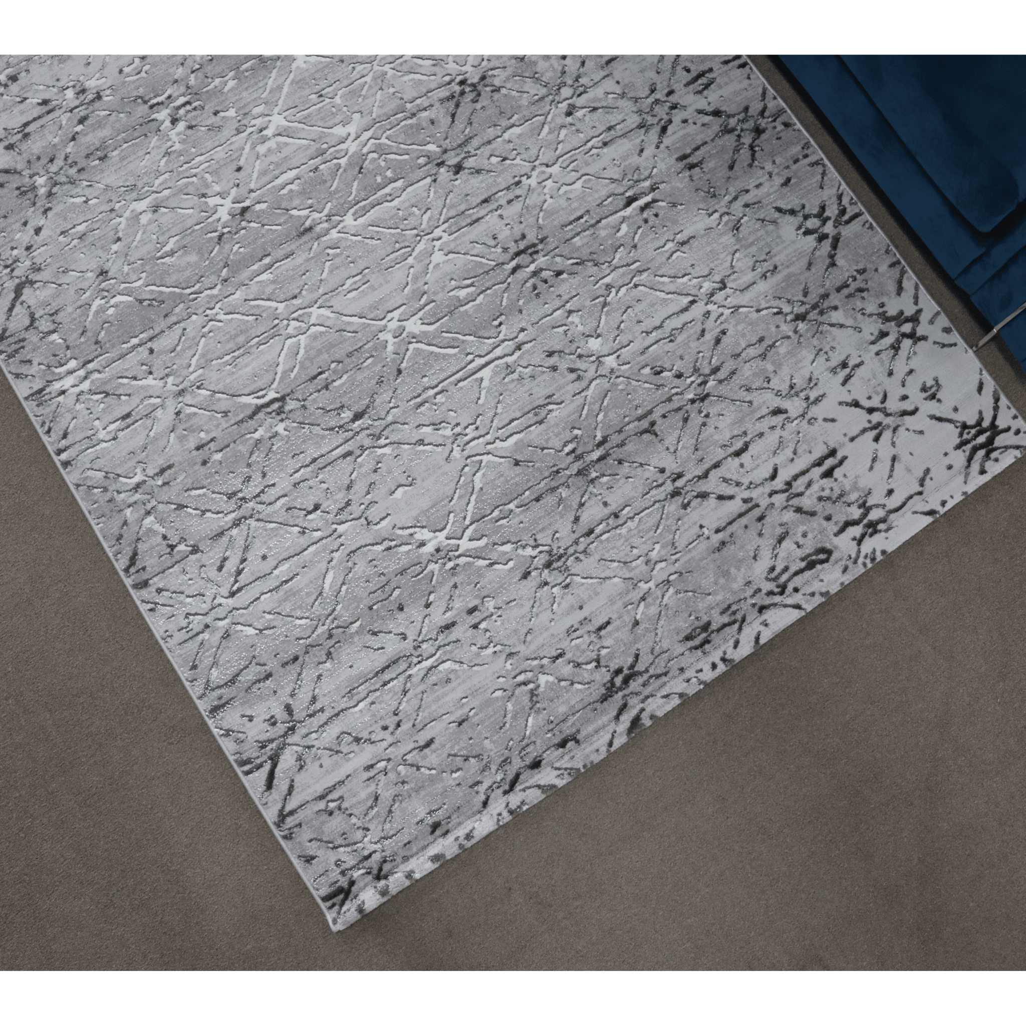 Almira He371 L.Grey Grey Modern Rug - Quality Rugs and Furniture
