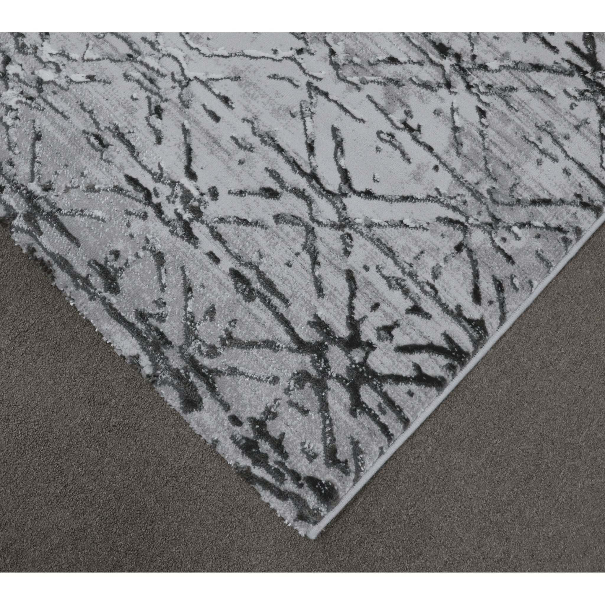 Almira He371 L.Grey Grey Modern Rug - Quality Rugs and Furniture