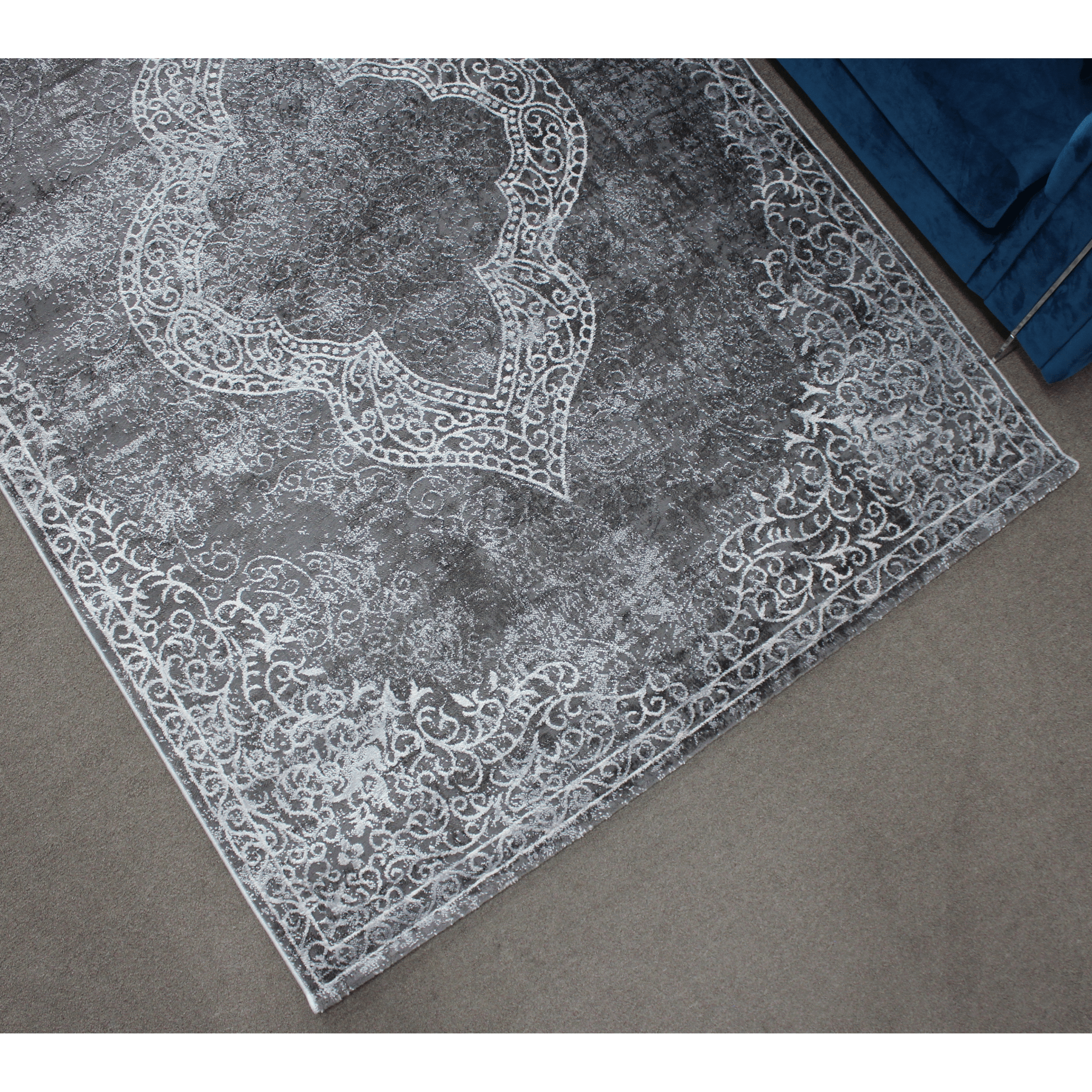 Almira He373 L.Grey Grey Modern Rug - Quality Rugs and Furniture
