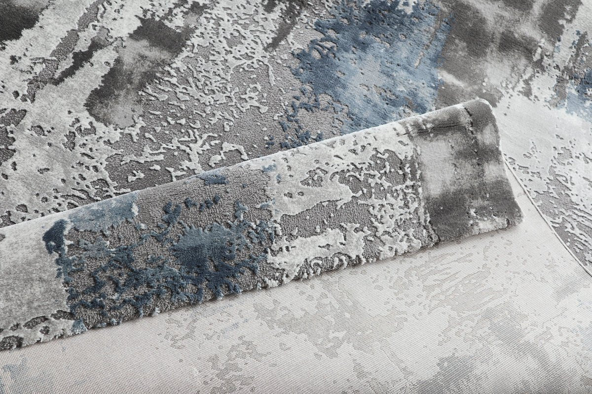 Antep 23279 Grey/Blue Modern Rug - Quality Rugs and Furniture