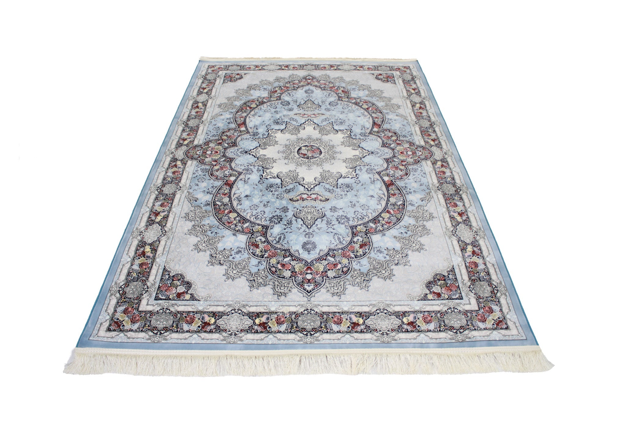 Aravan 3175 Blue Persian Traditional Area Rug - Quality Rugs and Furniture