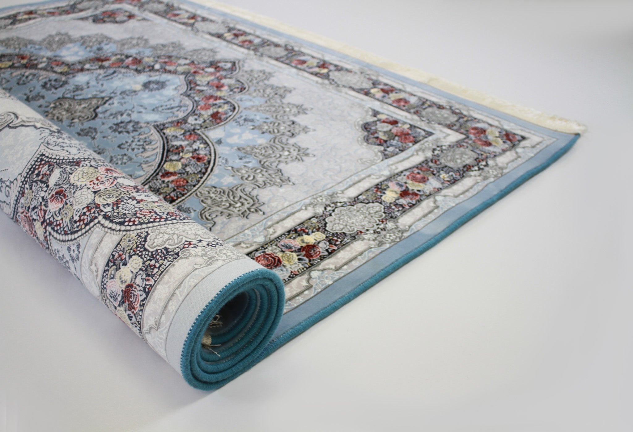 Aravan 3175 Blue Persian Traditional Area Rug - Quality Rugs and Furniture