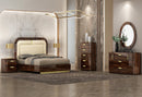 Azmin Bedroom Suite Luxury Modern Titanium Gold - Quality Rugs and Furniture