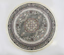 Demotex 3186 Smoke Traditional Round Rug - Quality Rugs and Furniture