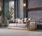 Elegance Modern Velvet Sofa Set Beige