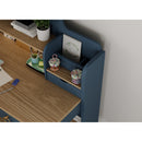 Elegant Single Bed Luxury Modern Dark Blue - Quality Rugs and Furniture