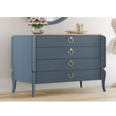 Elegant Single Bed Luxury Modern Dark Blue - Quality Rugs and Furniture