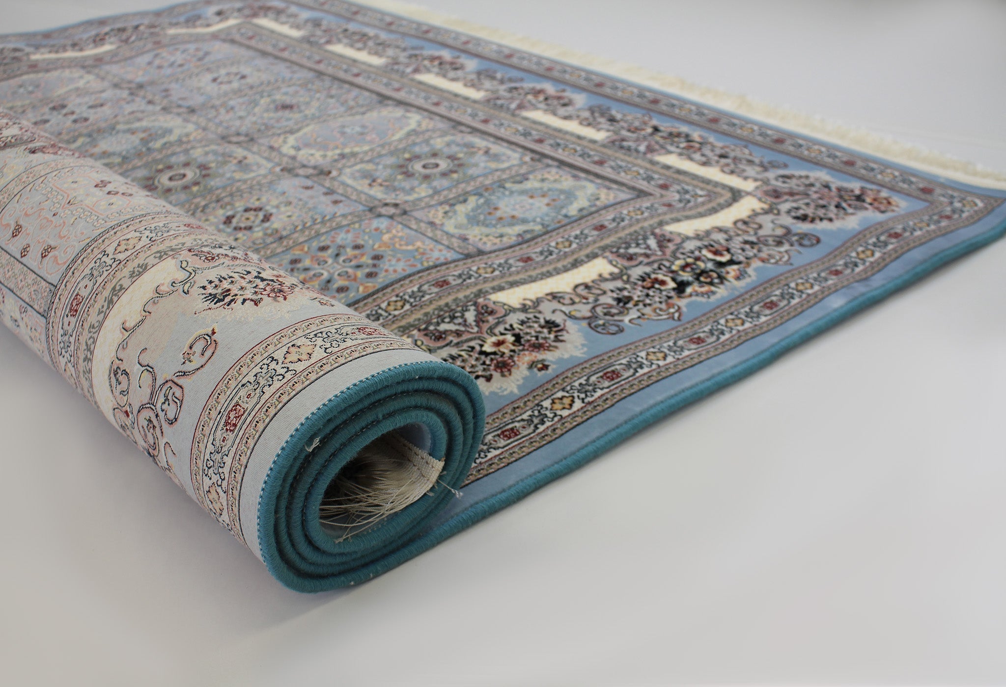 Elsa 3180 Blue Traditional Persian Area Rug - Quality Rugs and Furniture