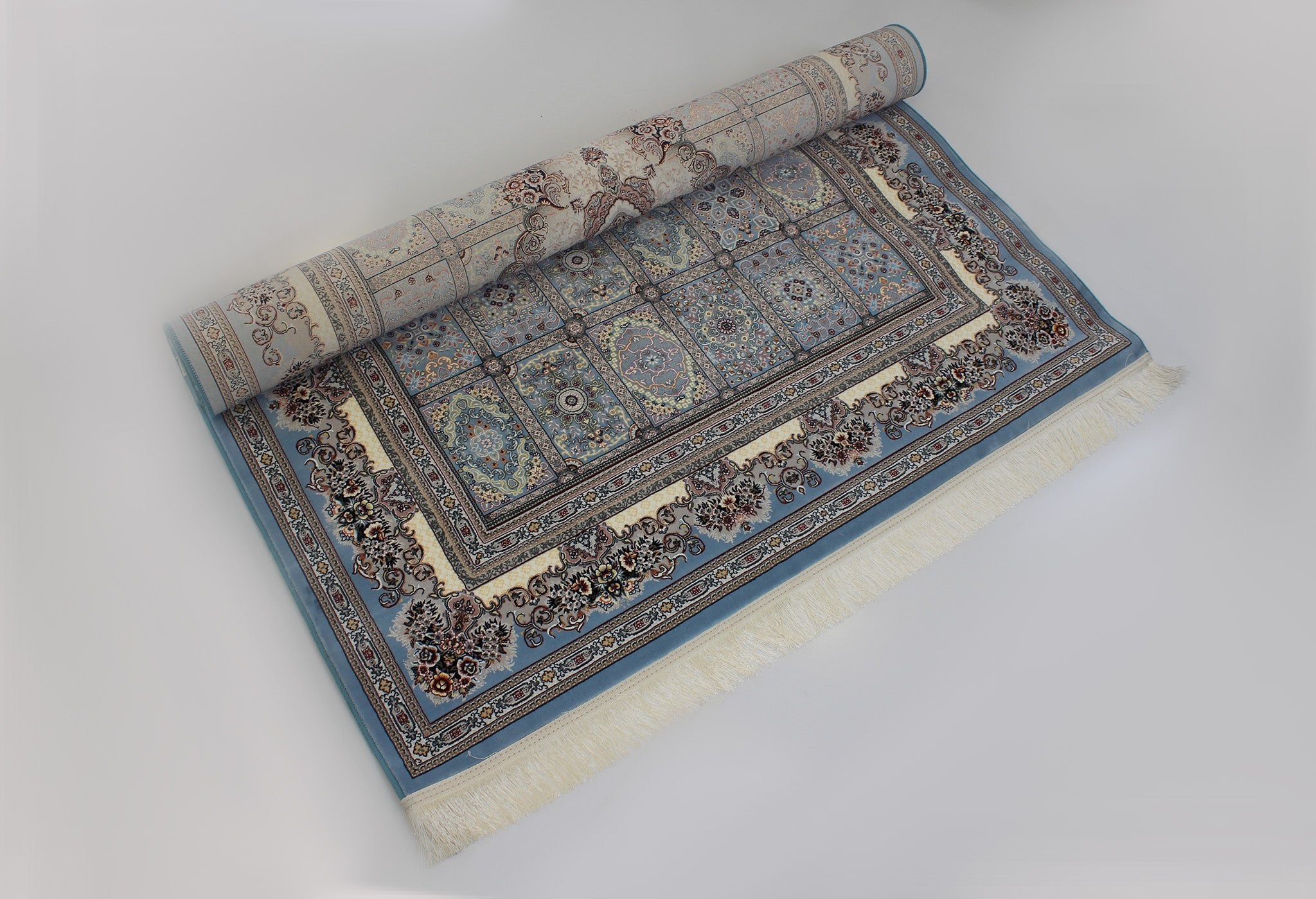Elsa 3180 Blue Traditional Persian Area Rug - Quality Rugs and Furniture