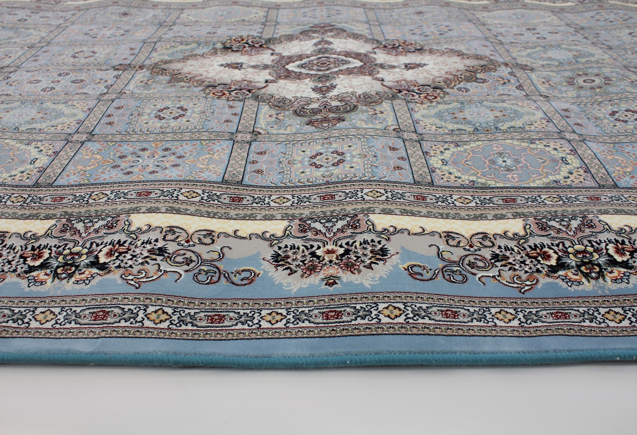 Elsa 3180 Blue Traditional Persian Area Rug - Quality Rugs and Furniture
