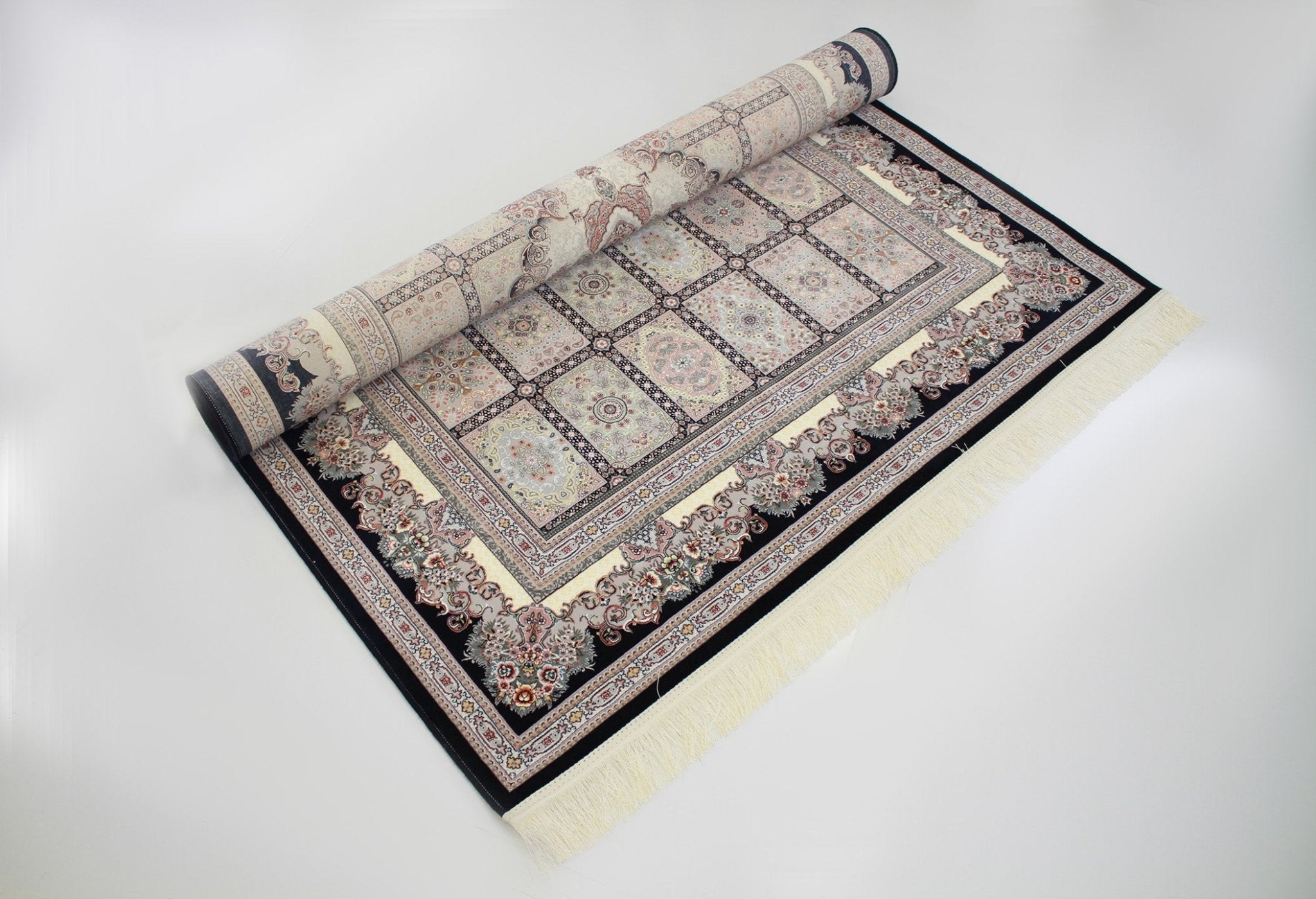 Elsa 3180 Dark Blue Traditional Rug - Quality Rugs and Furniture