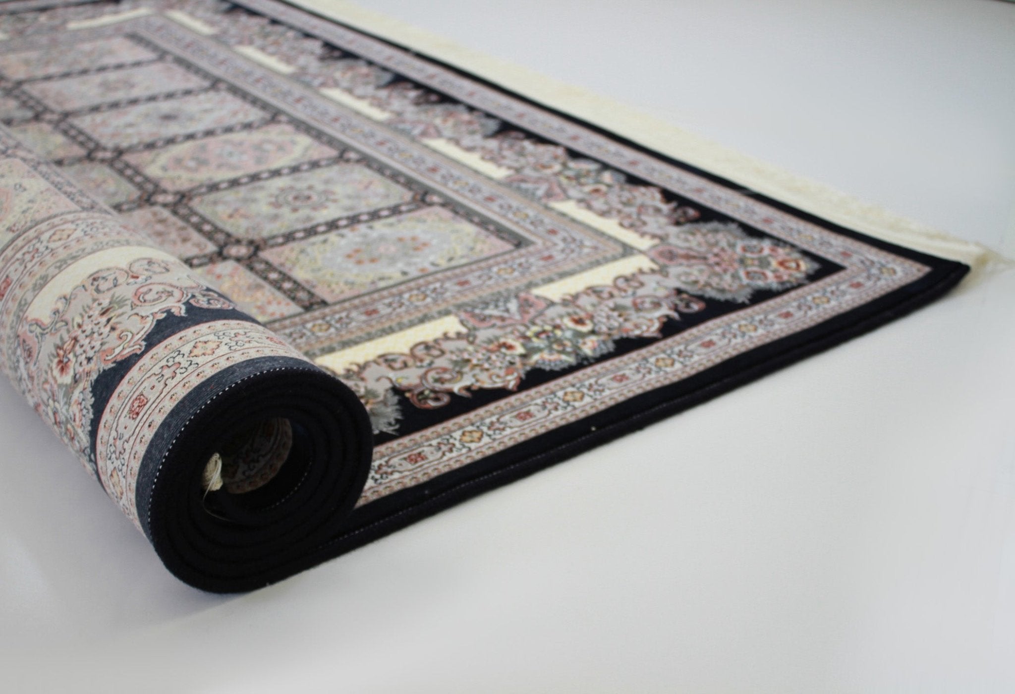 Elsa 3180 Dark Blue Traditional Rug - Quality Rugs and Furniture