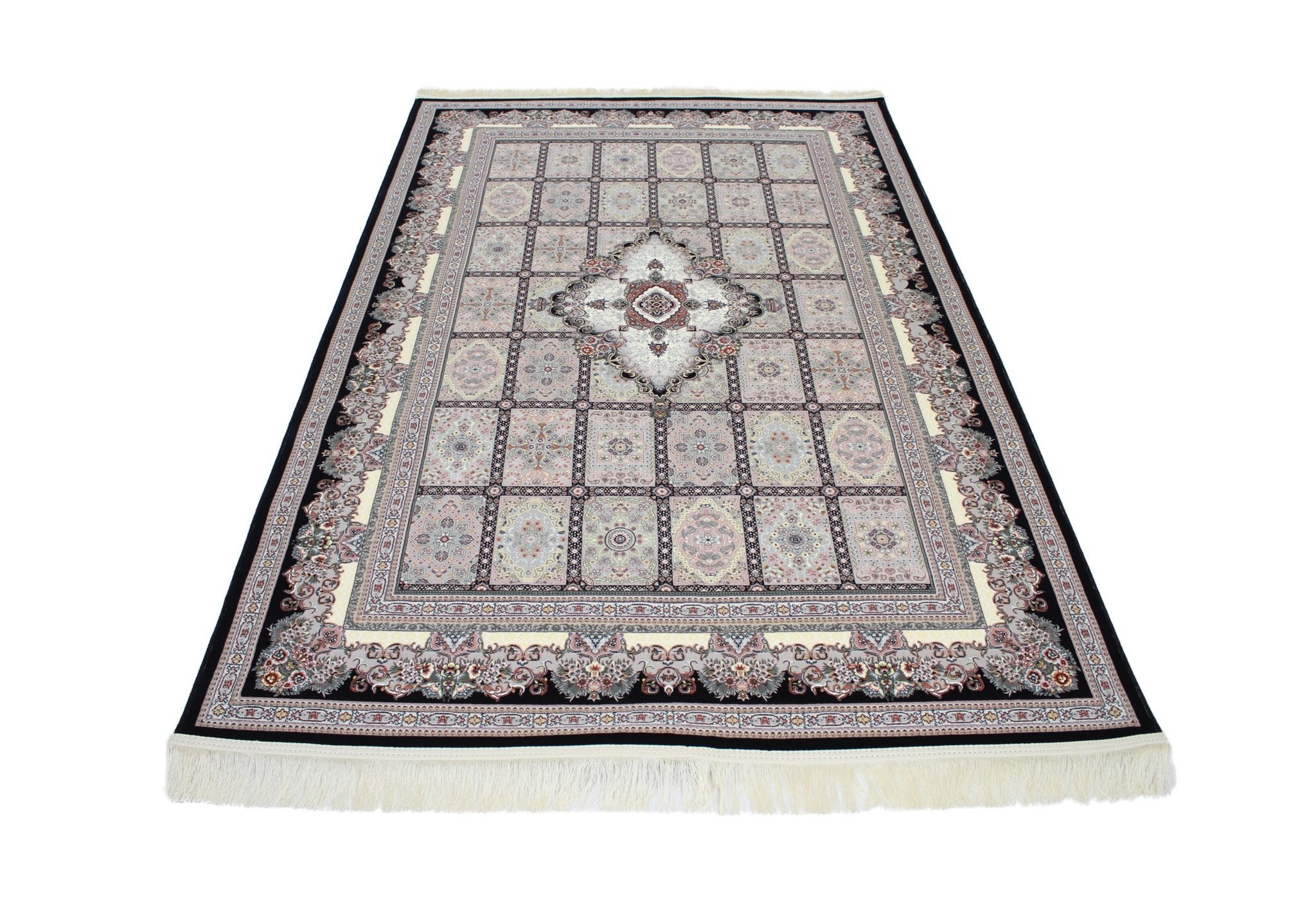 Elsa 3180 Dark Blue Traditional Rug - Quality Rugs and Furniture