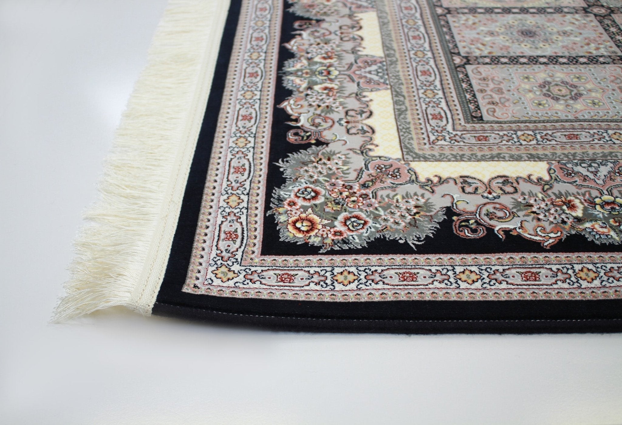 Elsa 3180 Dark Blue Traditional Rug - Quality Rugs and Furniture