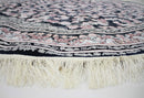 Jasmine 3179 Dark Blue Traditional Round Rug - Quality Rugs and Furniture