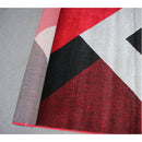 Jasmine FE158 Red Black Modern Rug - Quality Rugs and Furniture