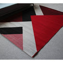 Jasmine FE158 Red Black Modern Rug - Quality Rugs and Furniture