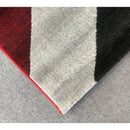 Jasmine FE158 Red Black Modern Rug - Quality Rugs and Furniture