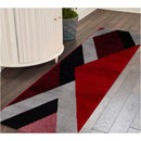 Jasmine FE158 Red Black Modern Rug - Quality Rugs and Furniture