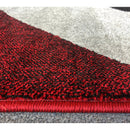 Jasmine FE158 Red Black Modern Rug - Quality Rugs and Furniture