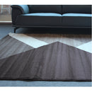 Jasmine FE394 Brown Dark Beige Modern Rug - Quality Rugs and Furniture